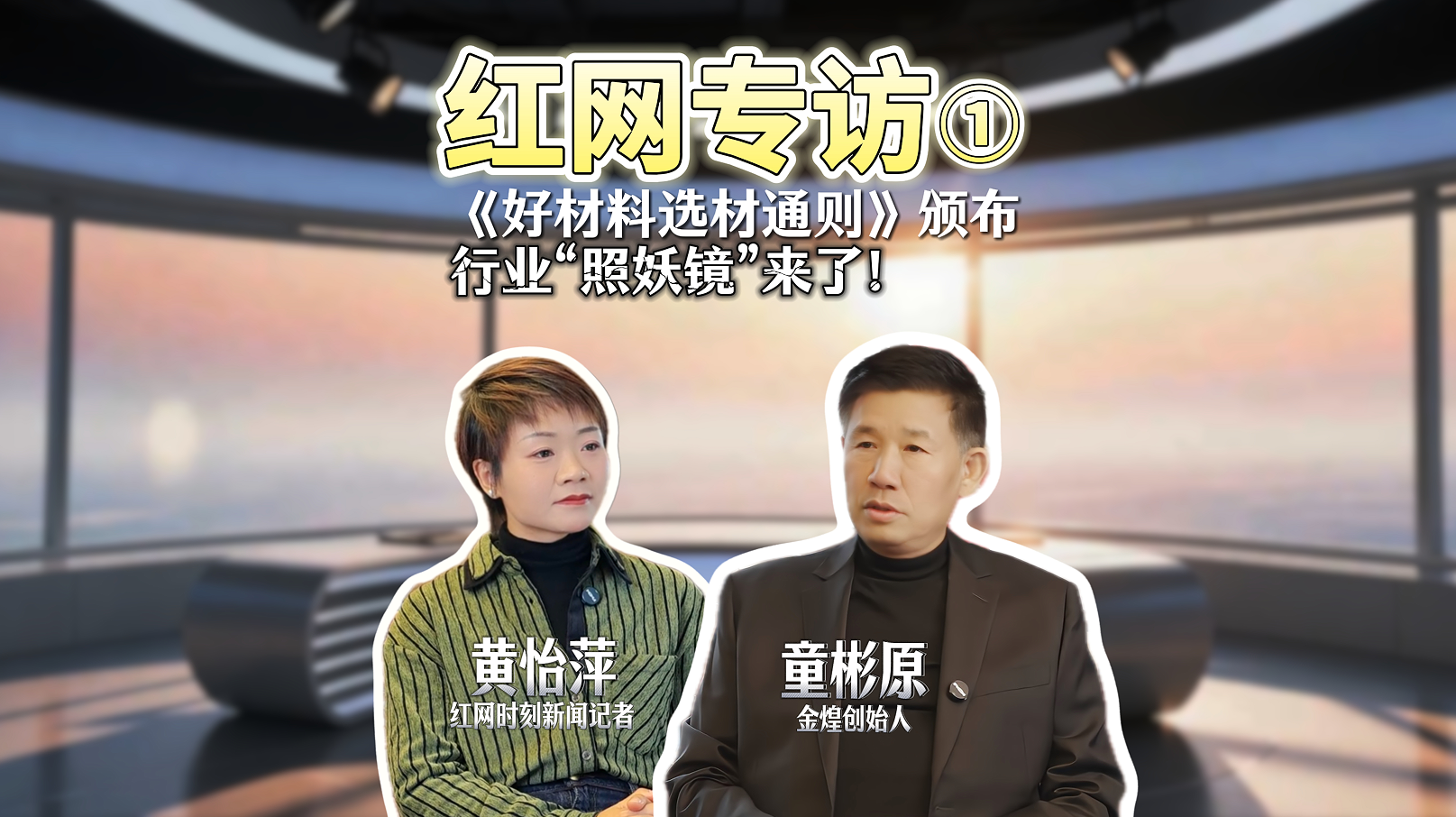 红网专访一：《好材料选材通则》颁布，行业“照妖镜”来了！