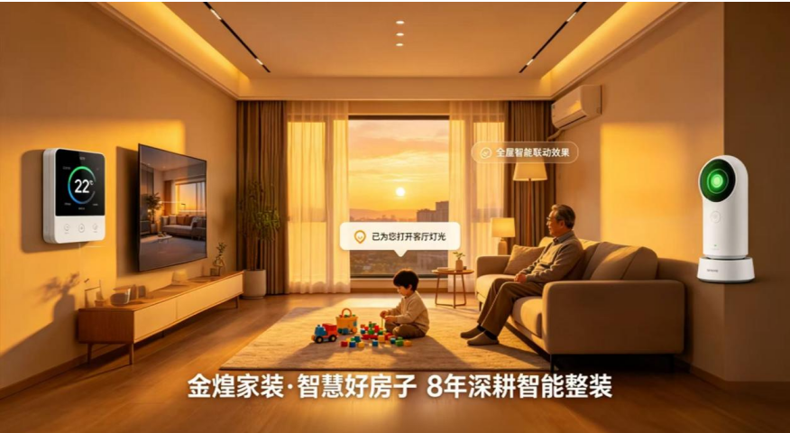 湖南“好房子”点名“智慧便捷”，金煌家装八年前就悄悄铺好了路