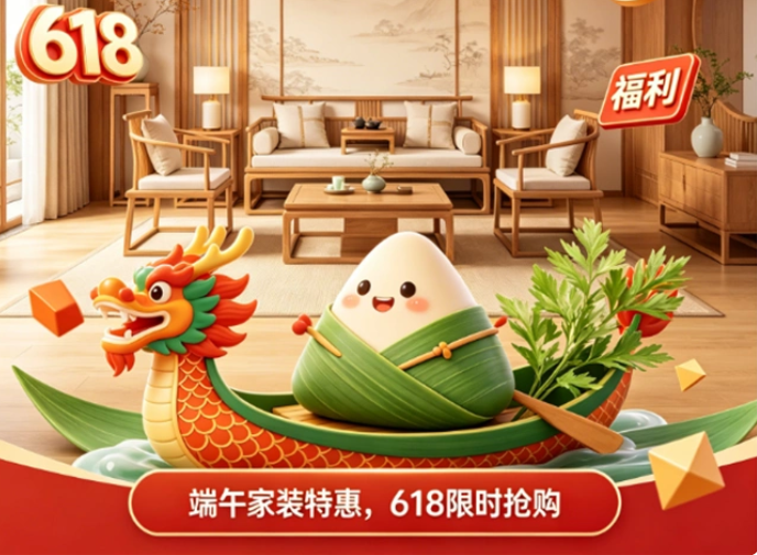 端午618双联动！金煌家装福利拉满